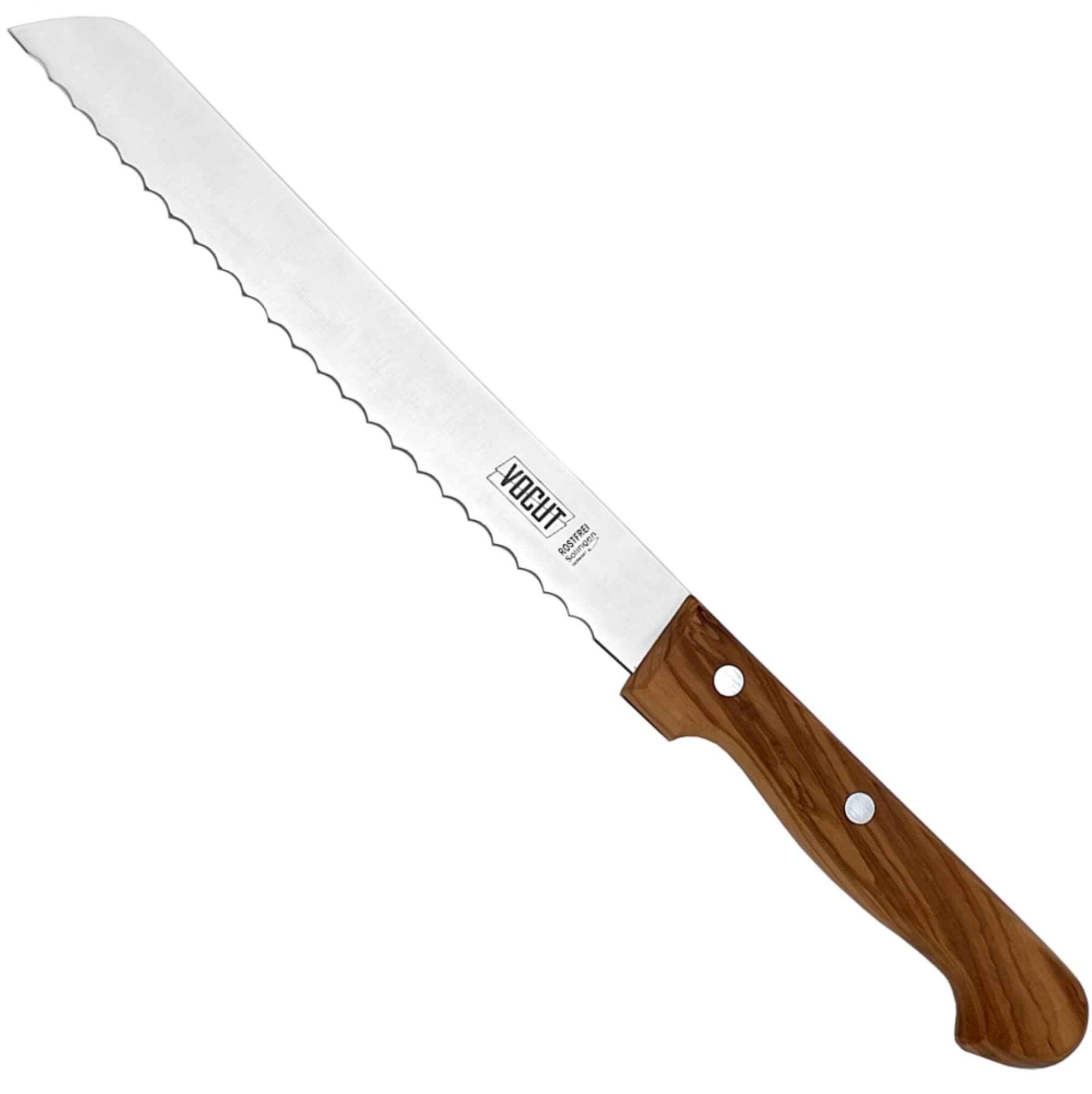 VOCut Solingen Brotmesser 20cm Klinge Edelstahl...