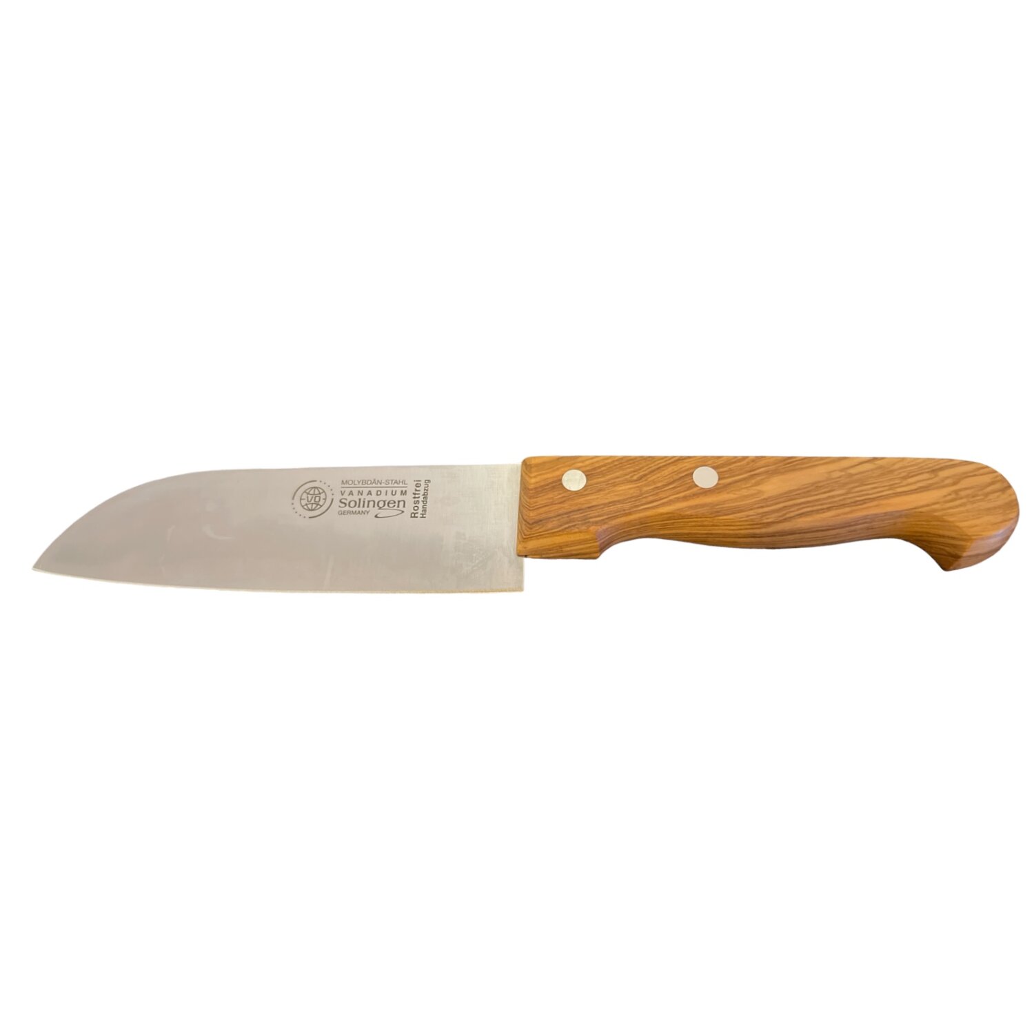 Messerset Solingen Küchenmesser 4er Set Olivenholz Kochmesser Santoku