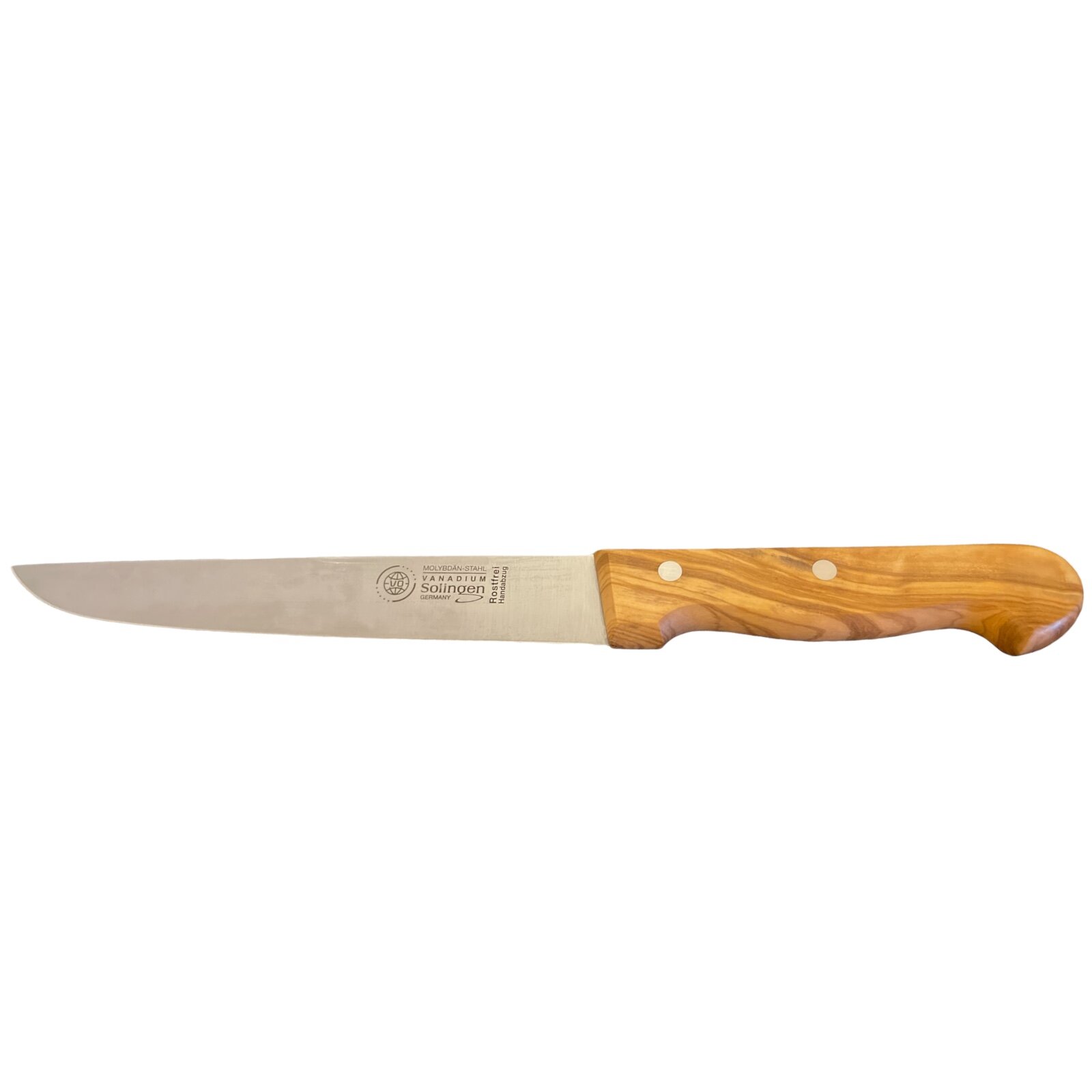 Messerset Solingen Küchenmesser 4er Set Olivenholz Kochmesser Brotmesser Santoku