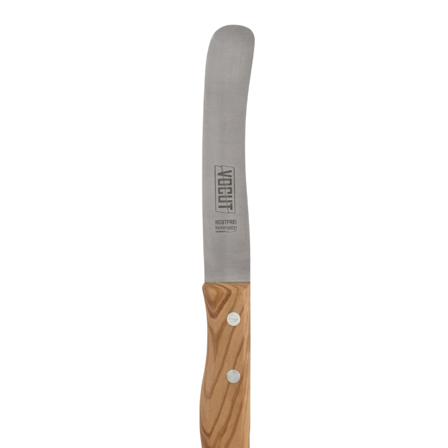 VOCut Brötchenmesser Solingen Buckelsmesser 11cm Olivenholzgriff Edelstahlklinge