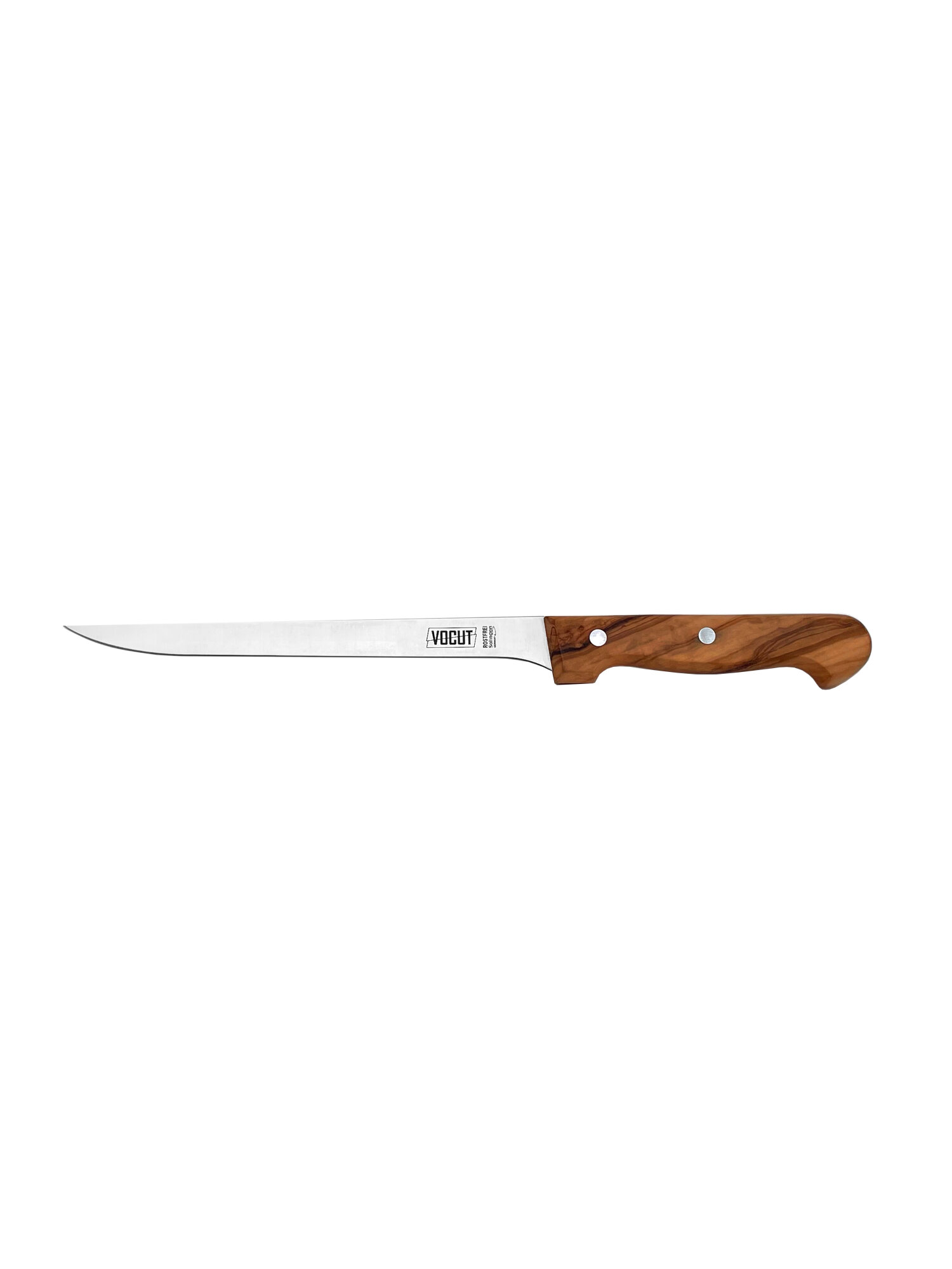 Kochmesser Solingen Fleischmesser Küchenmesser Gemüse Santoku Olivenholz VOCut