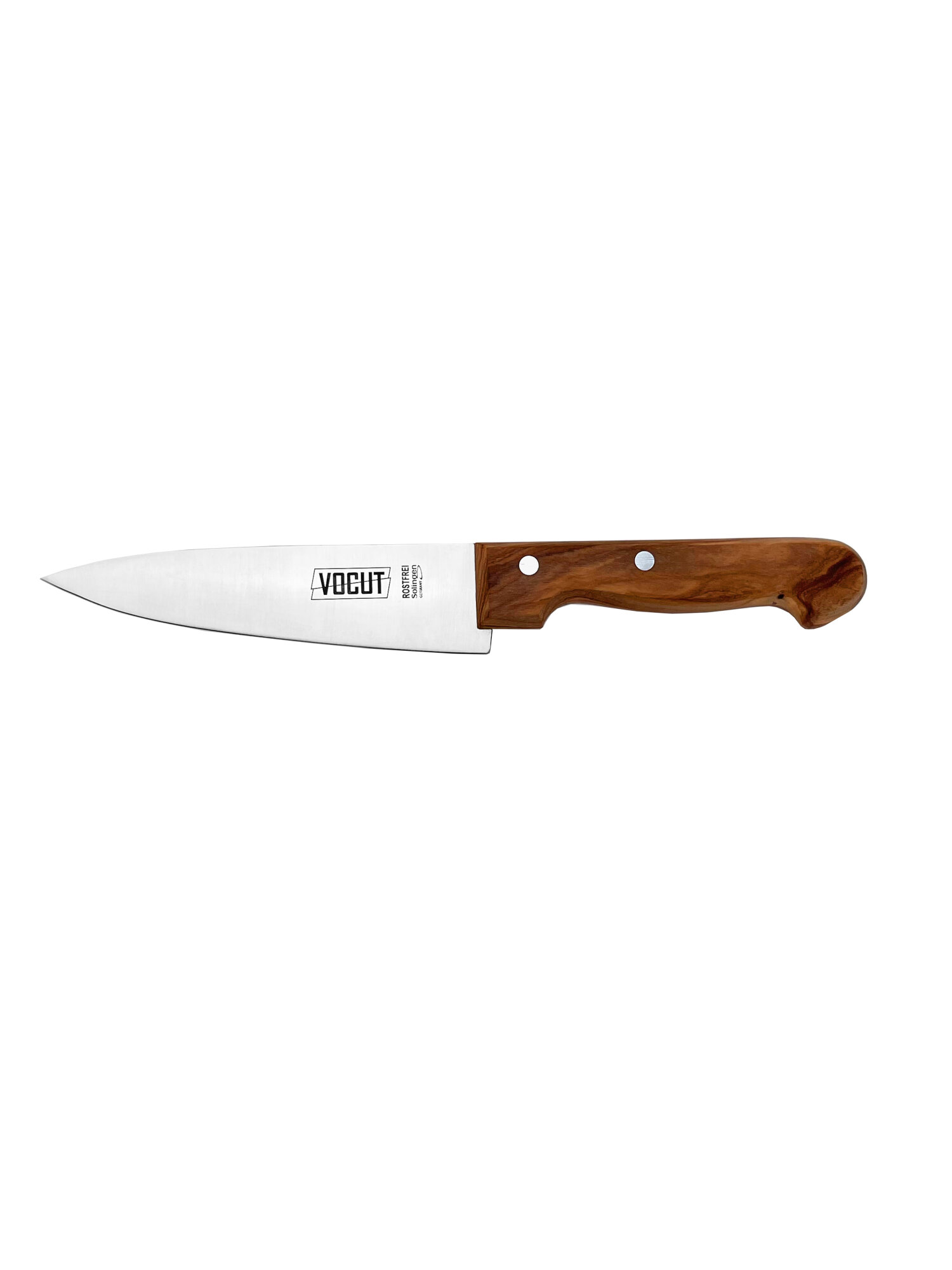Kochmesser Solingen Fleischmesser Küchenmesser Gemüse Santoku Olivenholz VOCut