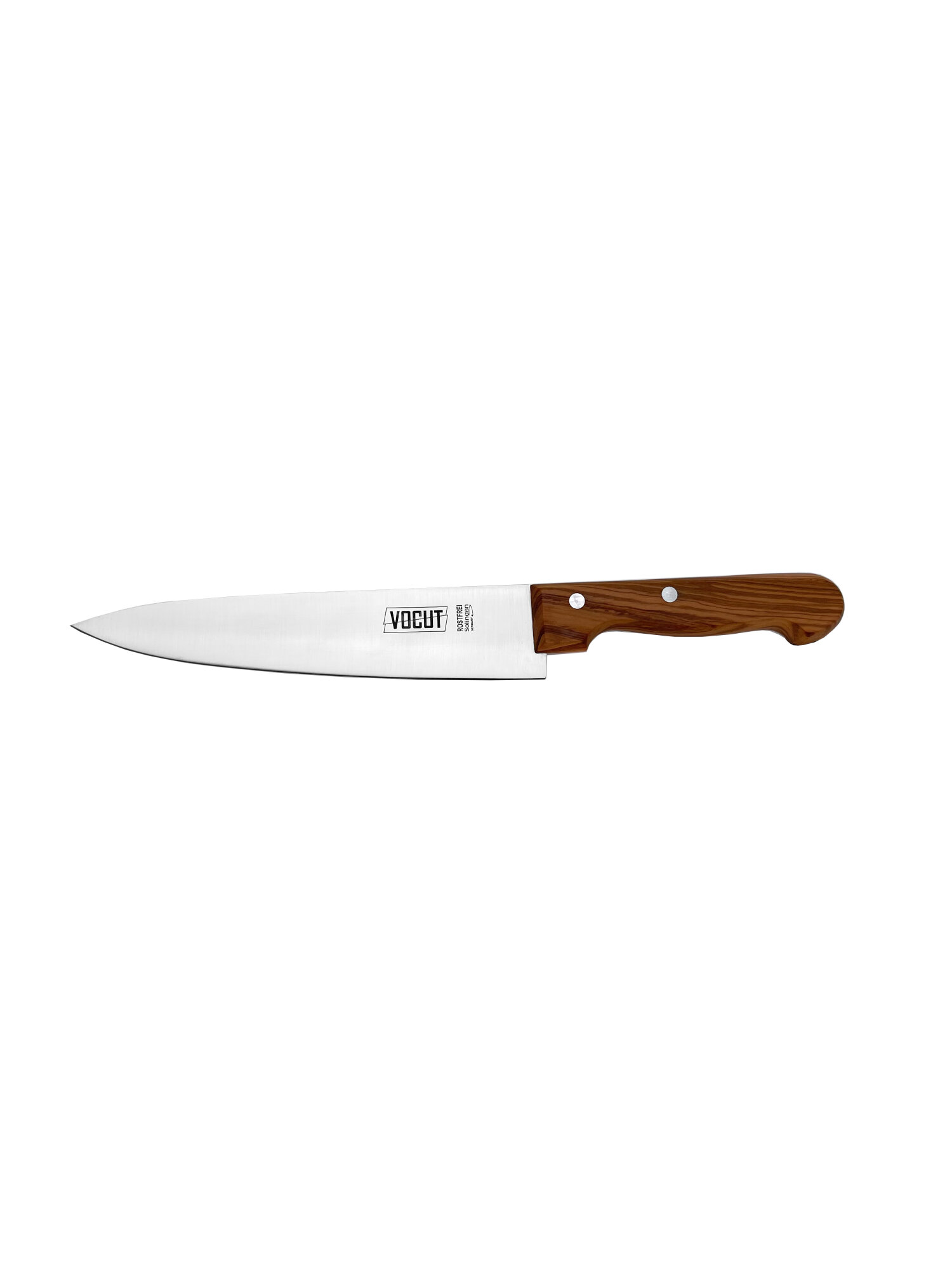 Kochmesser Solingen Fleischmesser Küchenmesser Gemüse Santoku Olivenholz VOCut