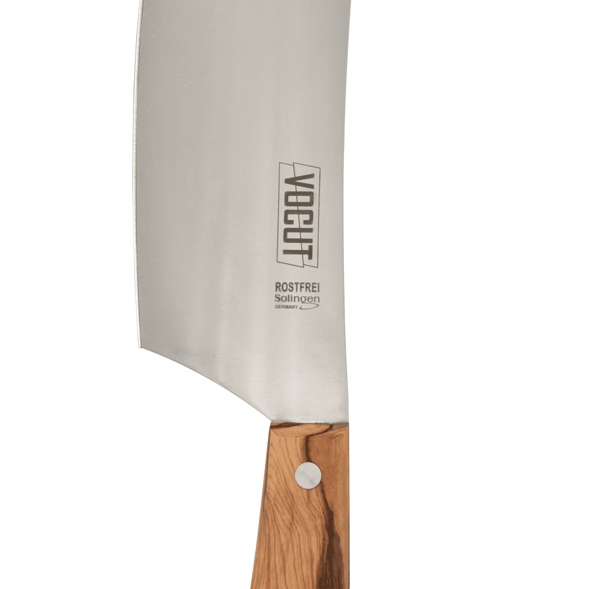 VOCUT BBQ Messer 22 cm aus Solingen mit Olivenholzgriff und rostfreier Klinge – optional mit Lasergravur