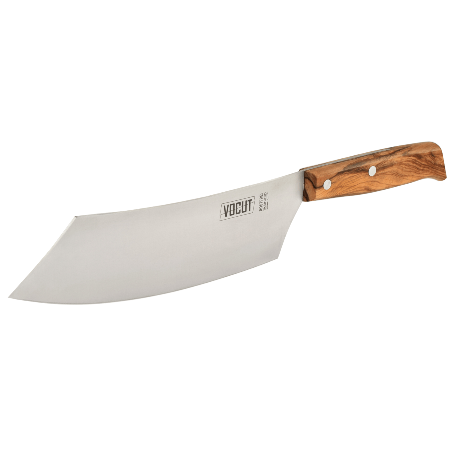 VOCUT BBQ Messer 22 cm aus Solingen mit Olivenholzgriff und rostfreier Klinge – optional mit Lasergravur
