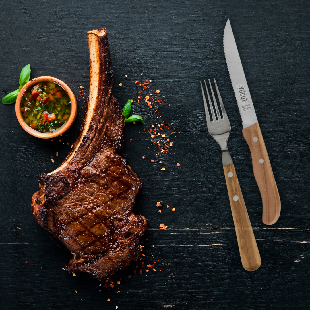 VOCut Steak Besteck Edelstahl 18/8 rostfrei...