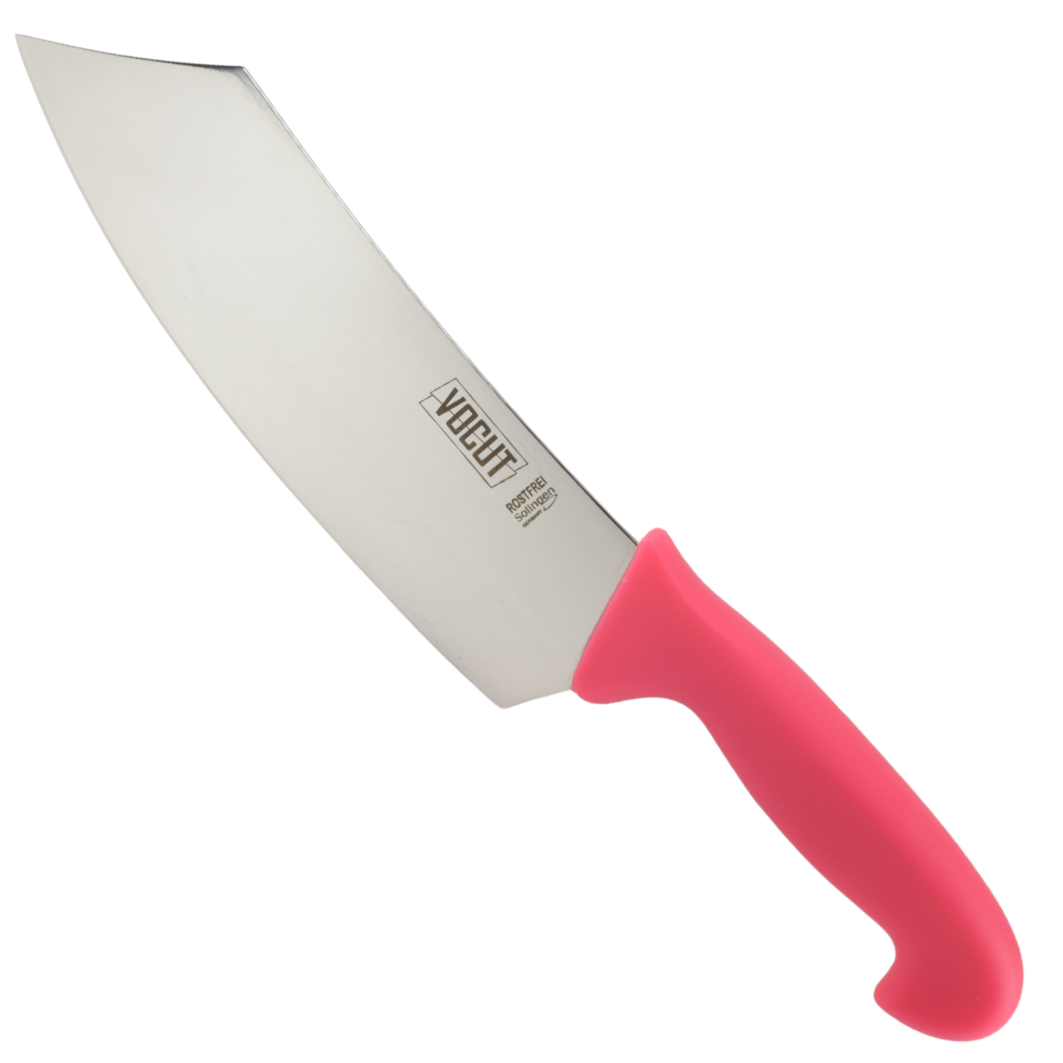 VOCut BBQ-Messer 22 cm, Solingen, Kunststoffgriff pink, Rostfrei