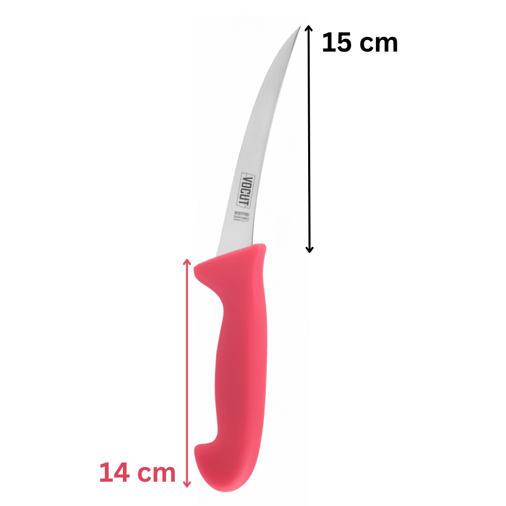6-teiliges Metzgermesser Set aus Solingen - Profi Messer für Metzgerei, Schlachthof & Gastronomie