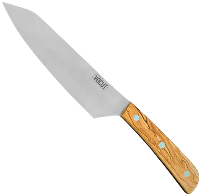 VOCUT Kiritsuke 18,5 cm mit K-Tip-Spitze und Olivenholzgriff